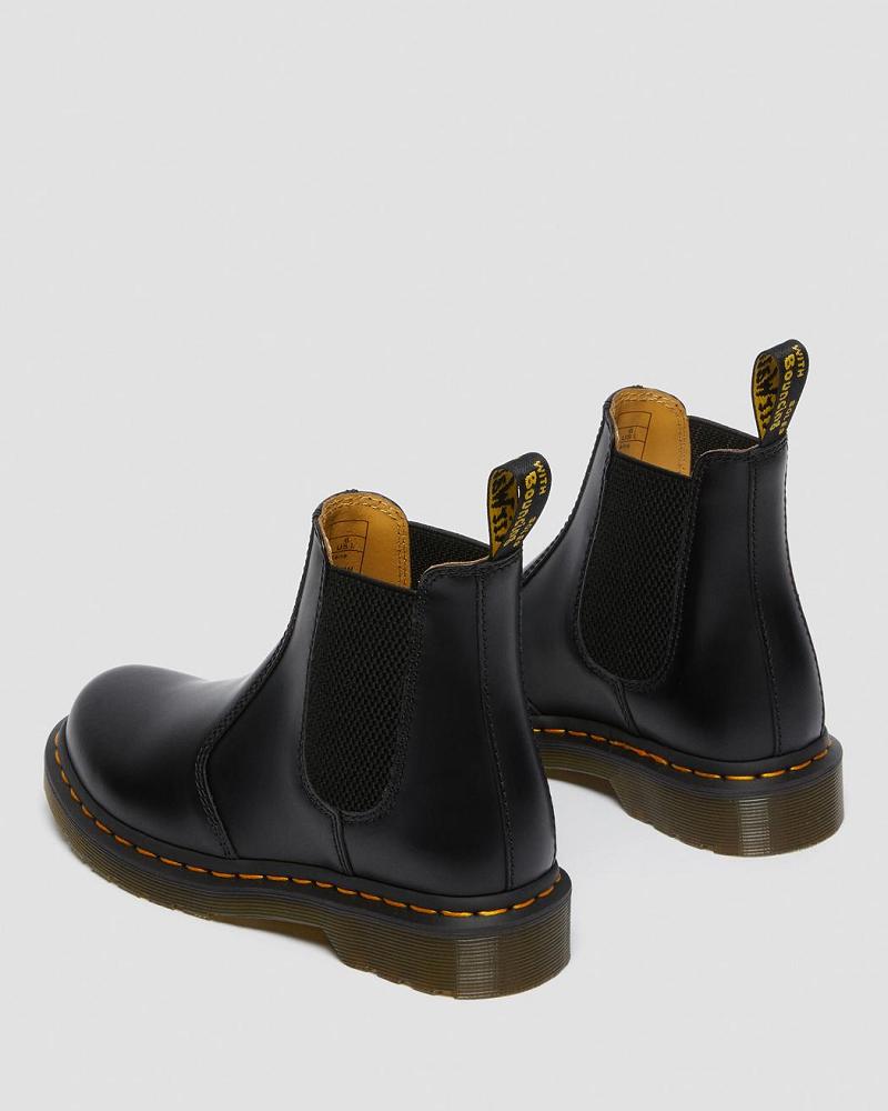 Women's Dr Martens 2976 Smooth Leather Ankle Boots Black | AU 34TCE